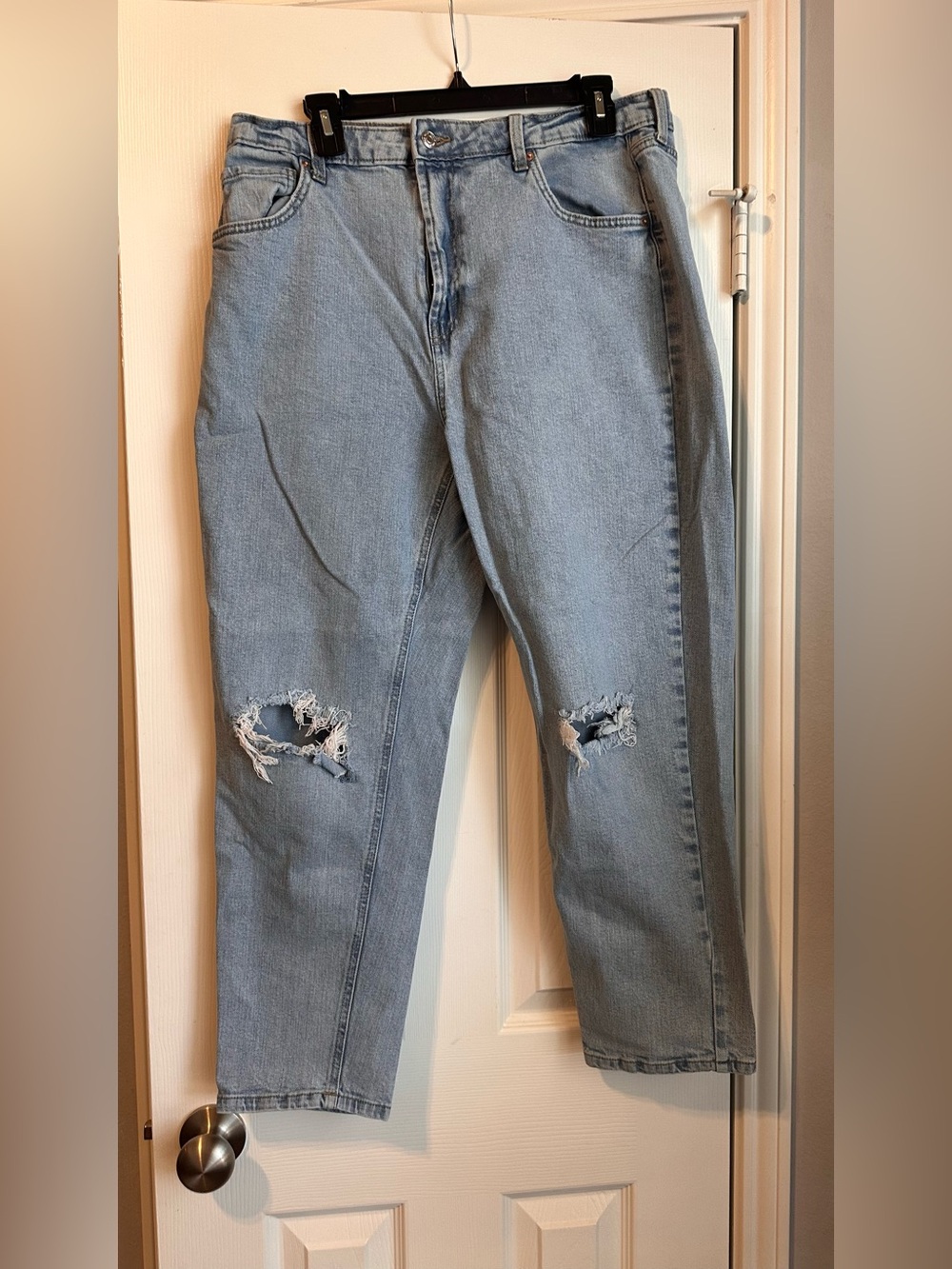 wild fable Light Blue Distressed Boyfriend Jeans